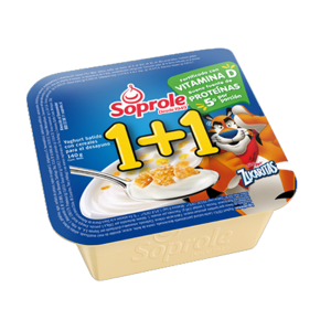 Soprole 1+1 Zucarita 140 Grs.
