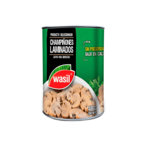 Champiñones Laminados en Tarro Wasil de 400g