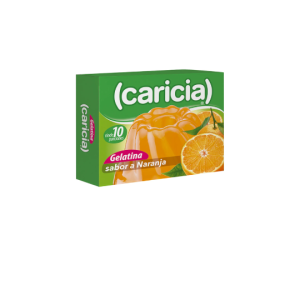 Gelatina Sabor Naranja en Caja Carozzi de 100g