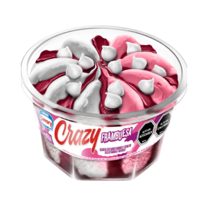 Helado Crazy Frambuesa y Crema 170 ml.